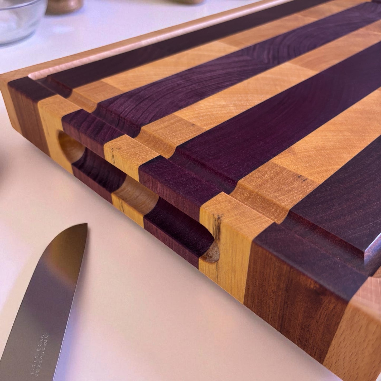 Tagliere endgrain per bbq