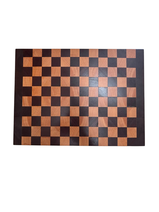 Tagliere endgrain scacchi e mogano
